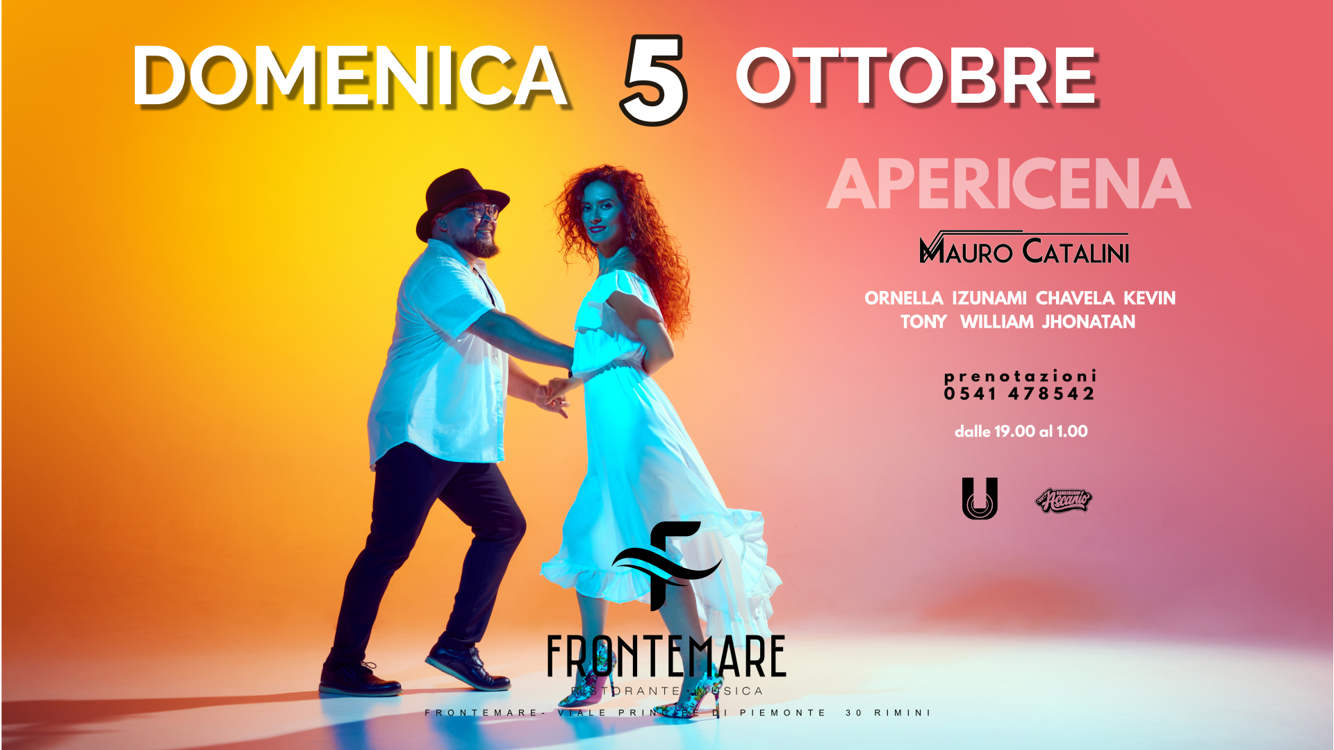 DOMENICA 5 OTTOBRE APERICENA LATINO