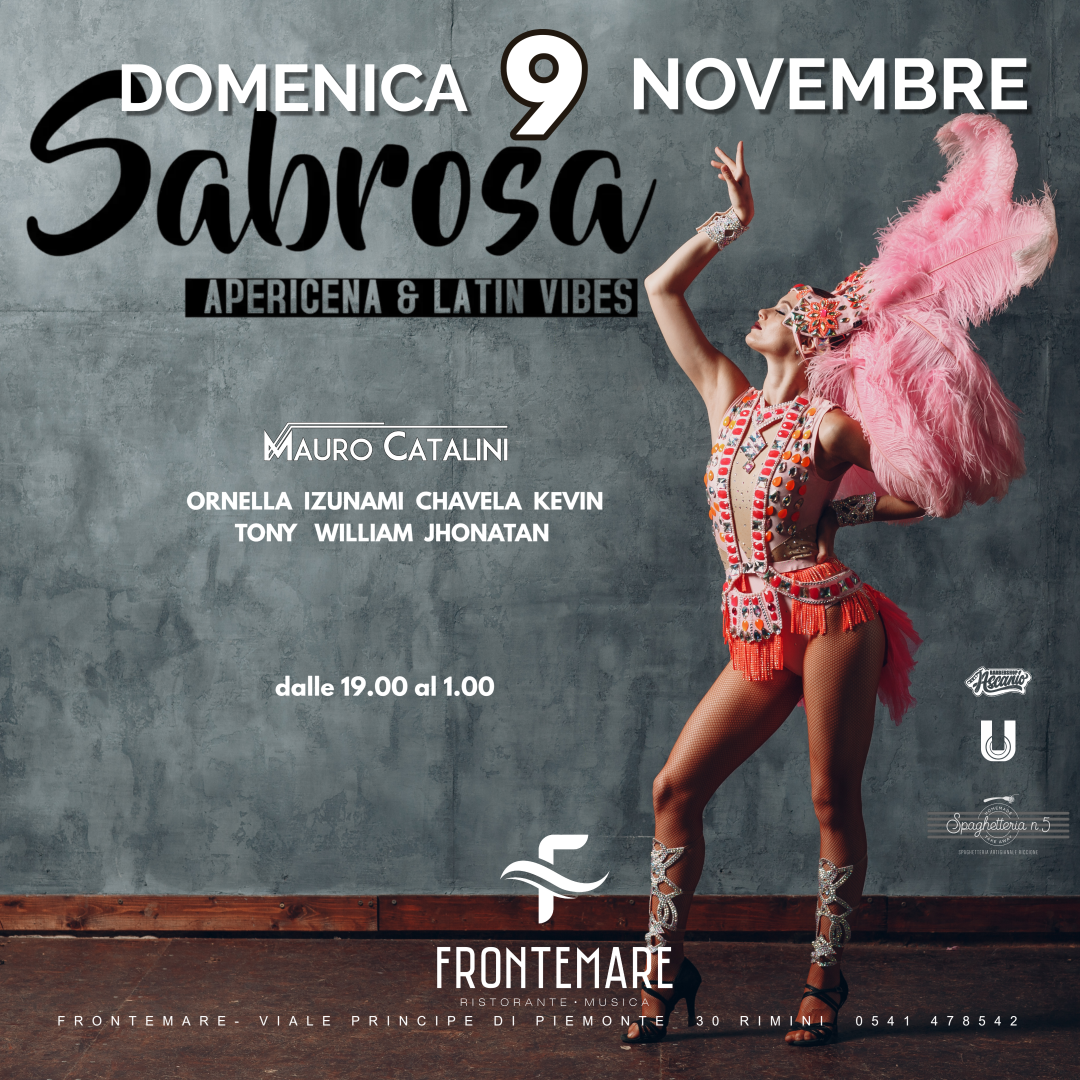 DOMENICA 9 NOVEMBRE SABROSA