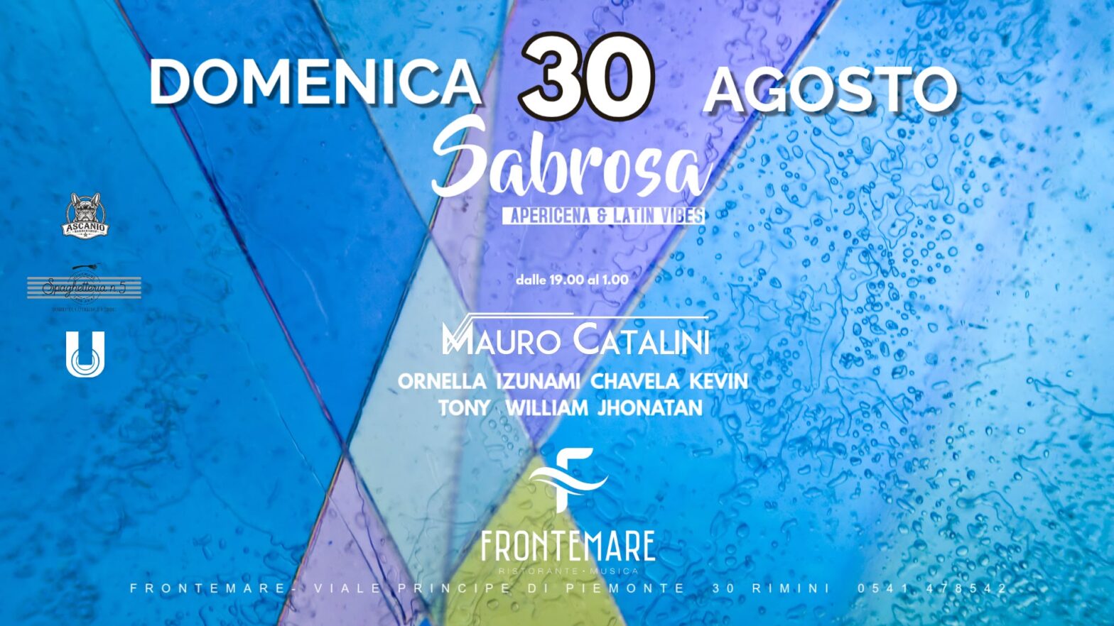 DOMENICA 30 AGOSTO SABROSA